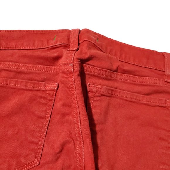 J Brand Women's Skinny Leg 811K120 Mid Rise Jeans in Blood Orange, Size 25 - Picture 13 of 15